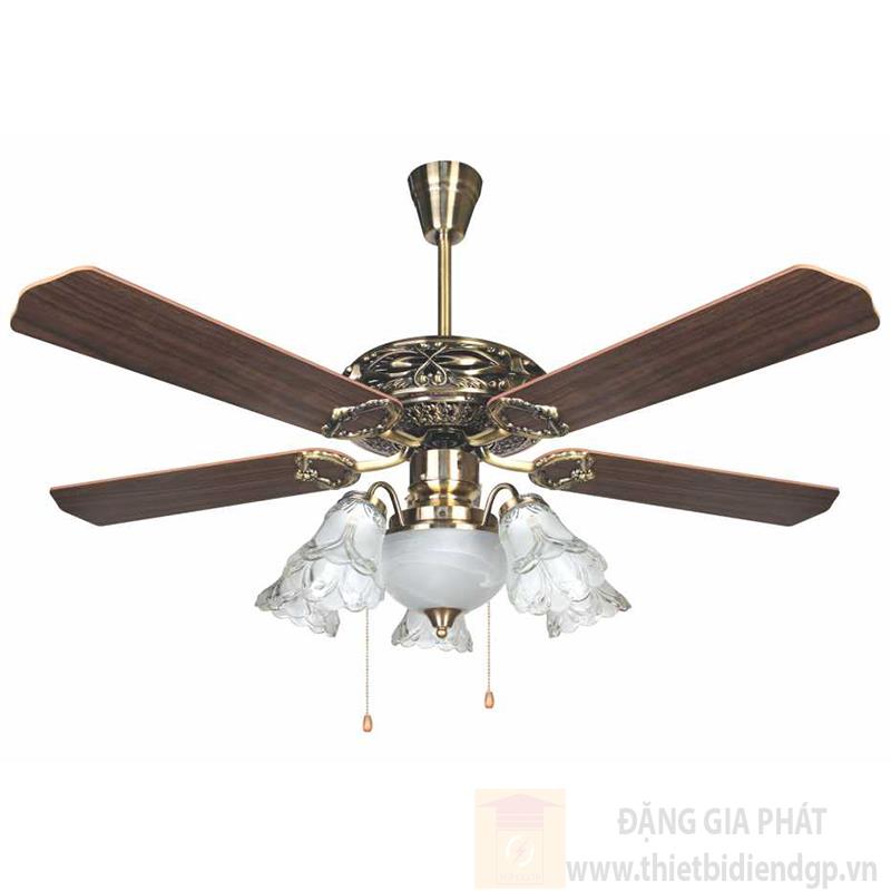 Quạt trần Nam Long NetViet 5 cánh NQ 50918 E27*6 lamp